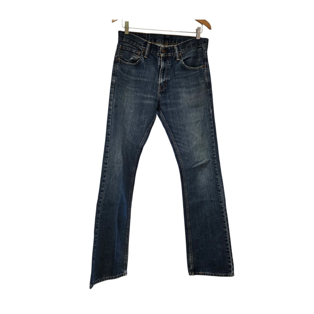 Distressed Levi's 517 Denim Bootcut Blue Jeans 32 x 34 1990's